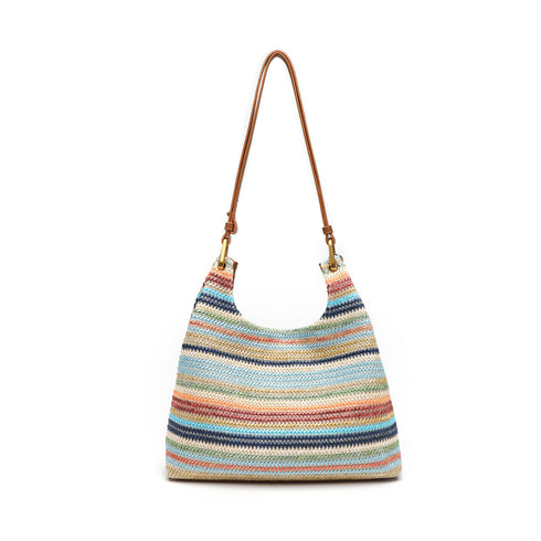 Bohemia Woven Tote Bag - Colorful